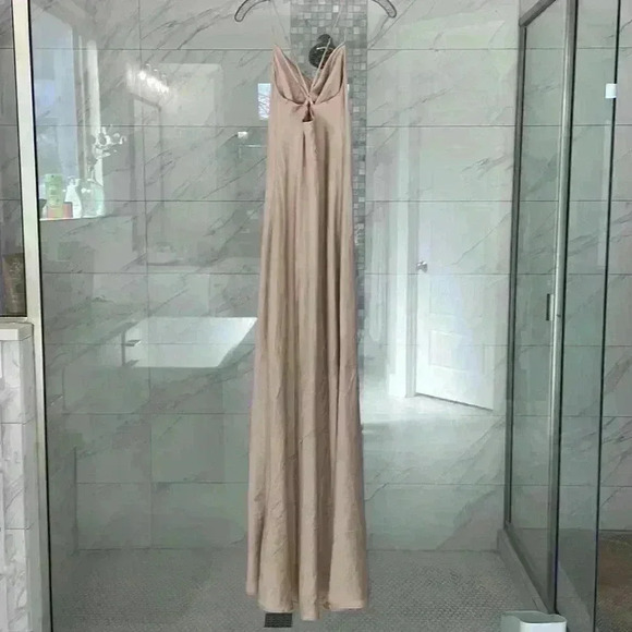 Show me your mumu- Tuscany Slip On Maxi Dress Satin Sz Large - Picture 8 of 11